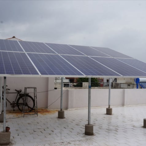 Residential solar panel system